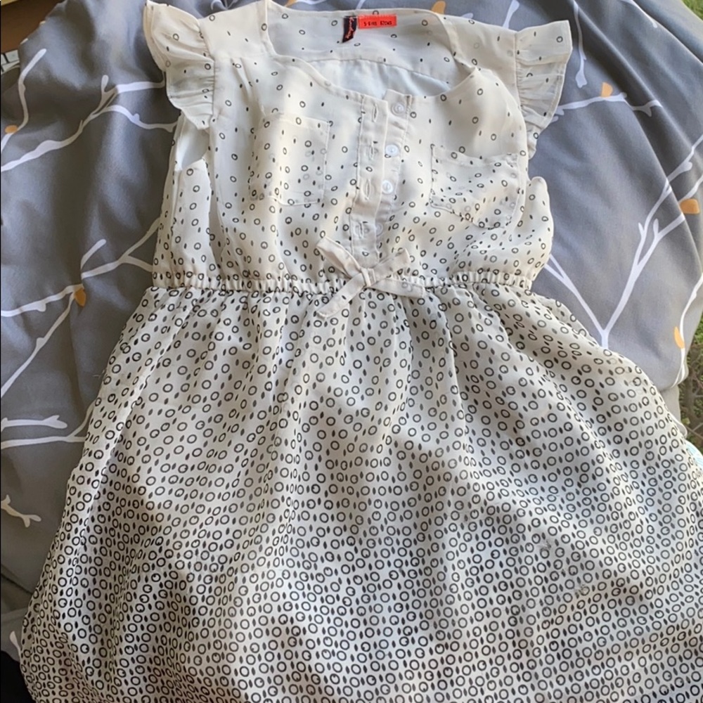 White and black frock